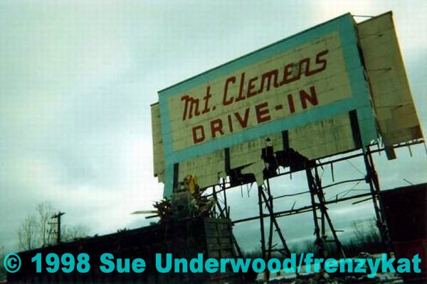 Mt Clemens Drive-In Theatre - Demo By Sue Underwood